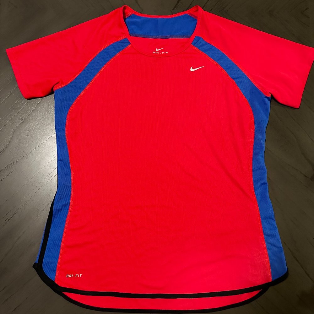 Bright Colored Nike Dri Fit Top Size Large